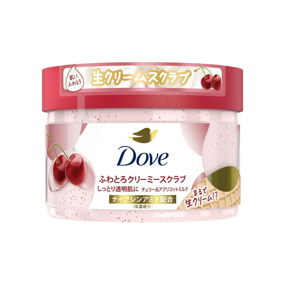 Dove Body Polish - Cherry & Apricot Milk