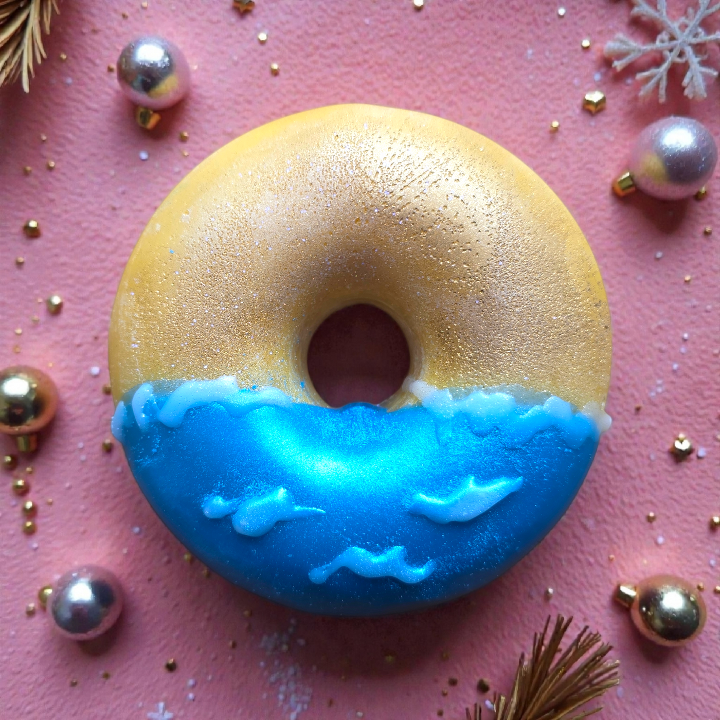 Beach Christmas Wax Donuts