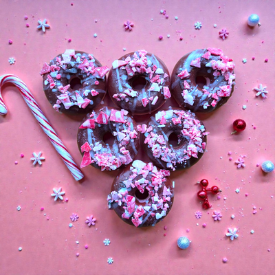 Santa's Hot Cocoa Wax Donuts