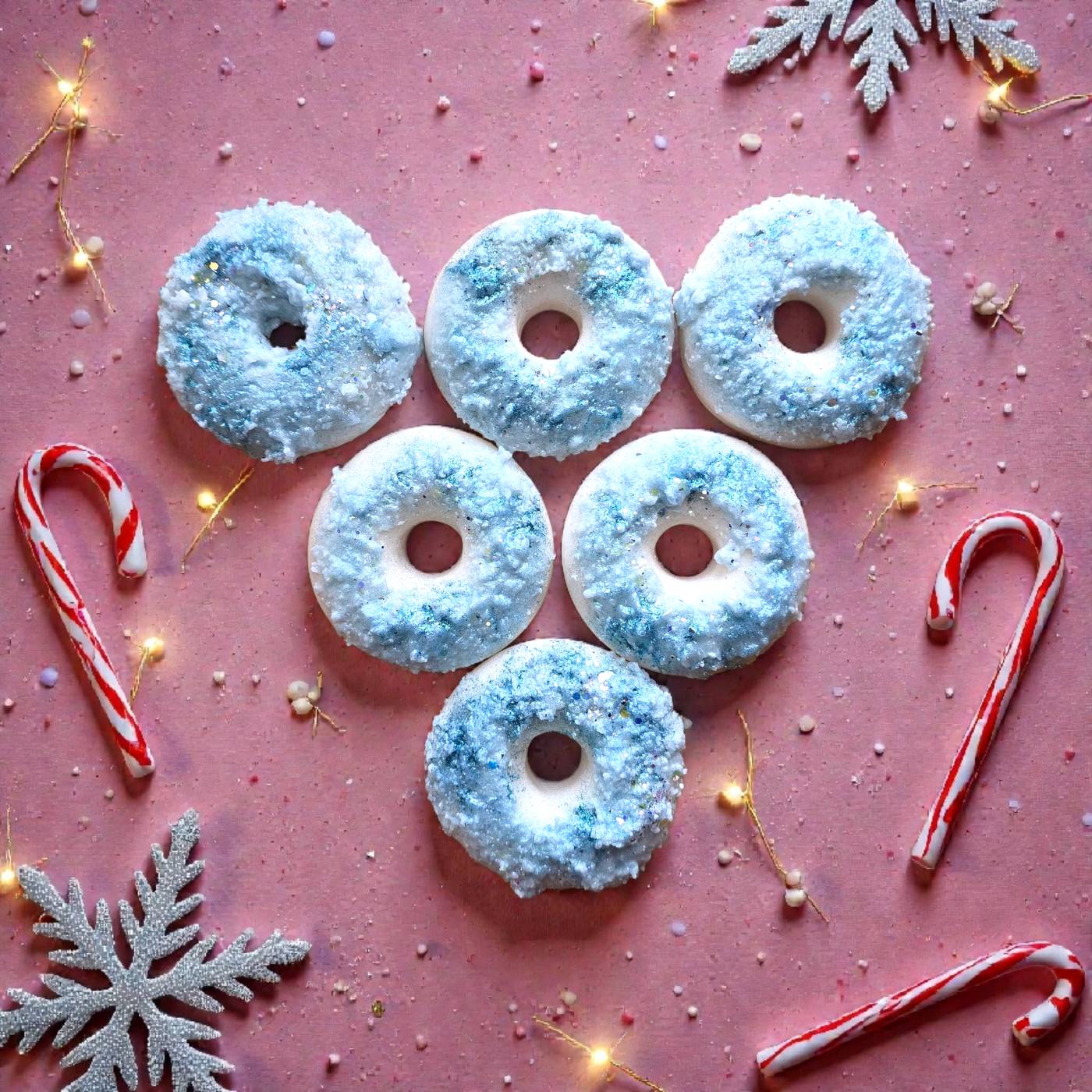 Frosted Wonderland Wax Donuts