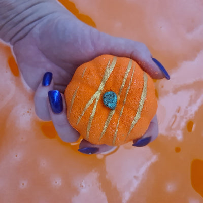 Pumpkin Bath Bomb- Halloween Collection - Maple & Wattle