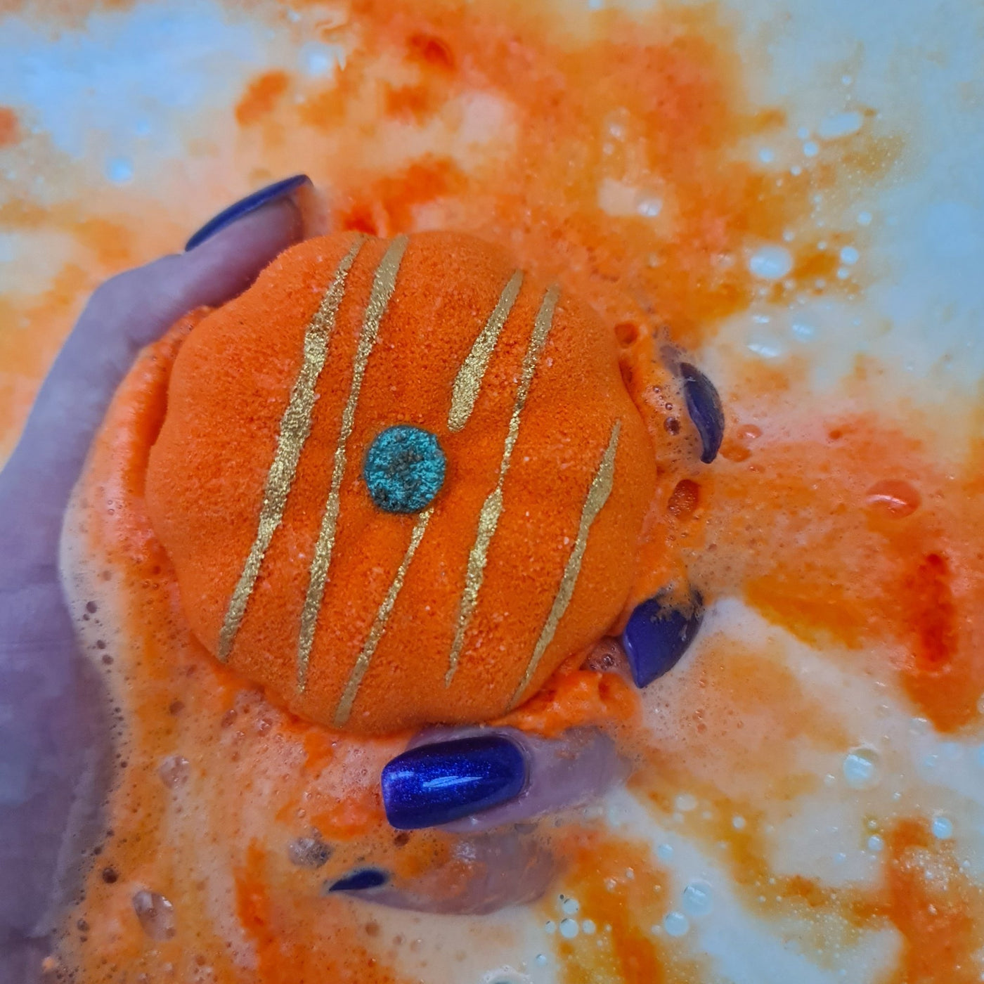 Pumpkin Bath Bomb- Halloween Collection - Maple & Wattle