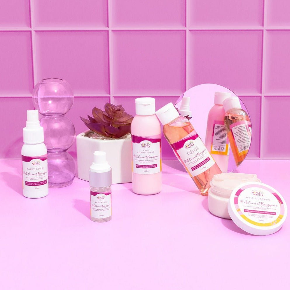 Ultimate Hair Care Kit - Pink Coconut Frangipani - Maple & Wattle